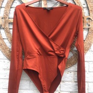Forever 21 Rust/Copper Body Suit